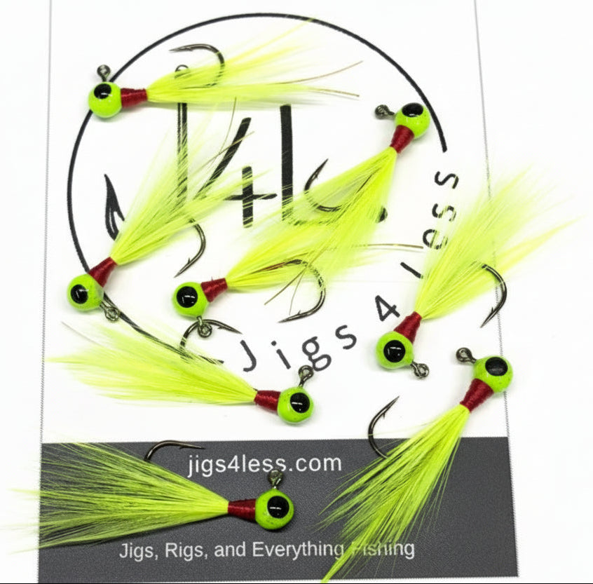 Hackle Jigs 1/32 & 1/16oz