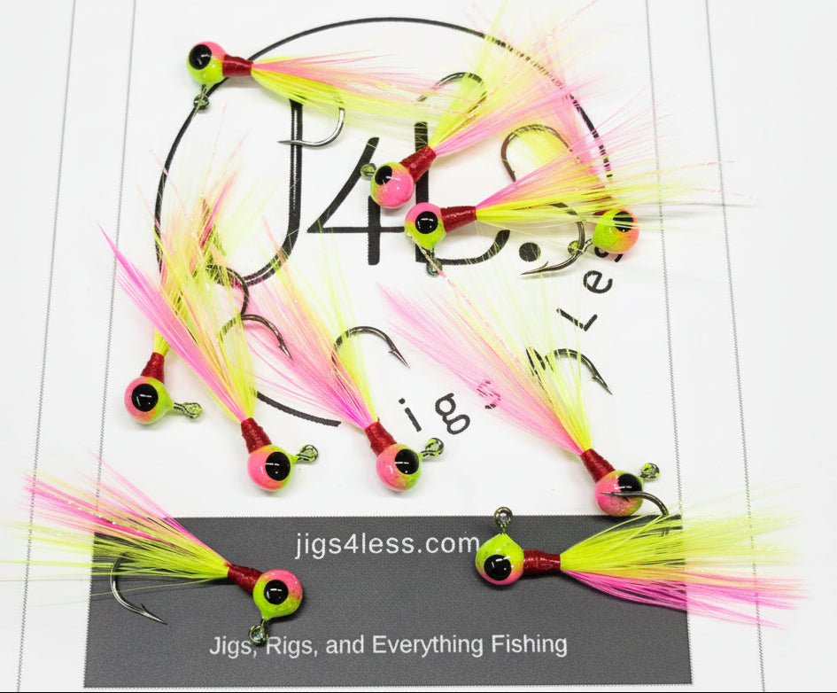 Hackle Jigs 1/32 & 1/16oz