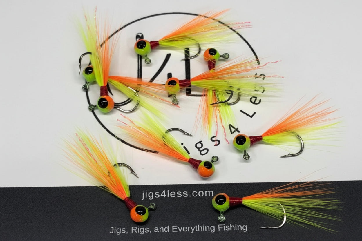 Hackle Jigs 1/32 & 1/16oz