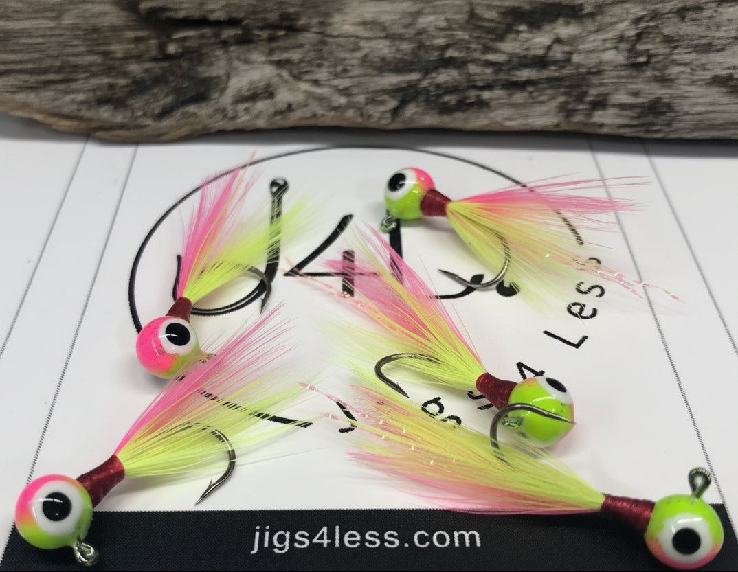 Hackle Jigs 1/32 & 1/16oz