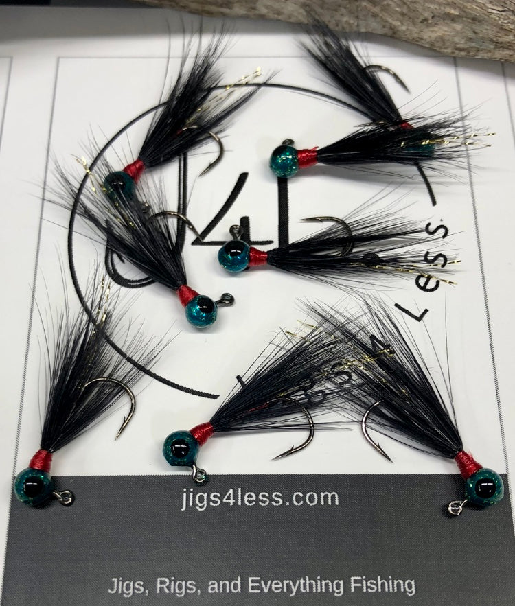Hackle Jigs 1/32 & 1/16oz