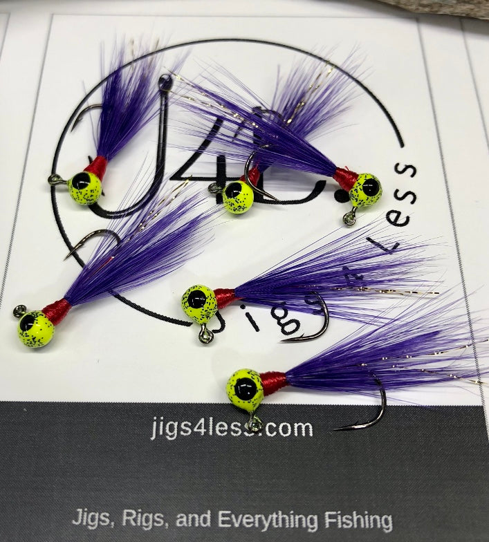 Hackle Jigs 1/32 & 1/16oz